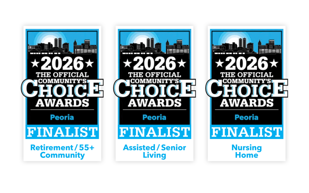 2026 Peoria Community Choice Awards finalist: Retirement/55+ Community, Assisted/Senior Living, and Nursing Home